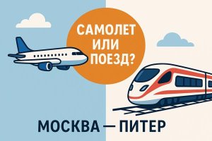 Москва — Питер: самолет или поезд?